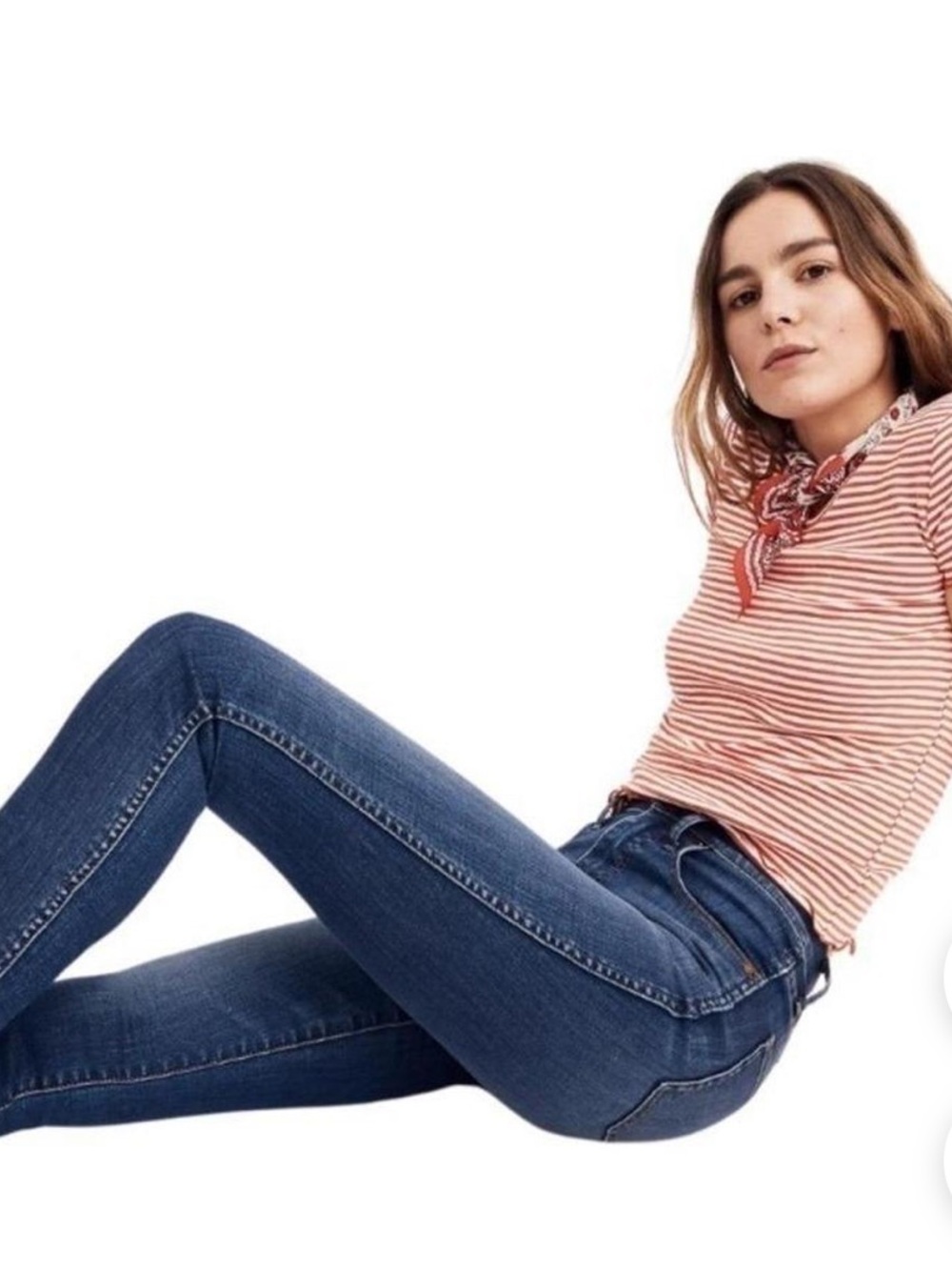 Madewell 10” High Rise Skinny Jeans Women’s 28 Medium Wash Stretch
